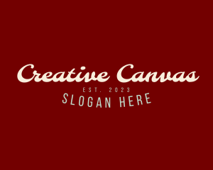 Artsy - Funky Cursive Company logo design