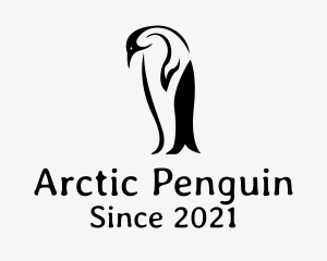 Penguin - Wild Penguin Bird logo design