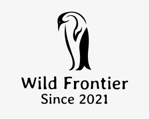 Wild Penguin Bird logo design