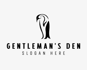 Wild Penguin Bird logo design