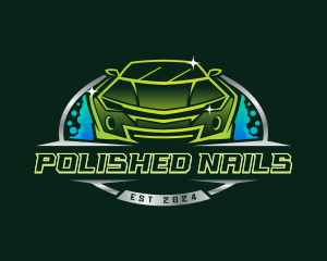 Car Wash Bubbles logo design