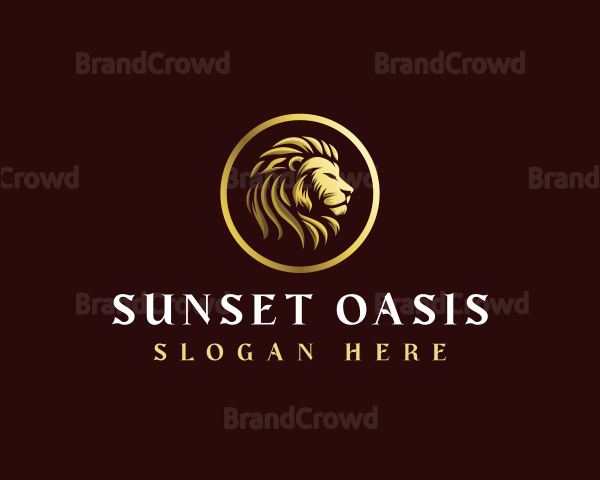 Majestic Luxury Lion Logo