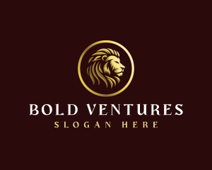 Majestic Luxury Lion  logo design