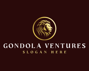 Majestic Luxury Lion  logo design