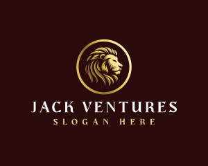 Majestic Luxury Lion  logo design