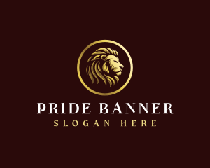 Majestic Luxury Lion  logo design