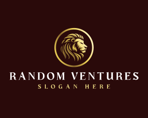 Majestic Luxury Lion  logo design