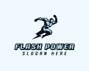 Lightning - Thunder Runner Lightning logo design