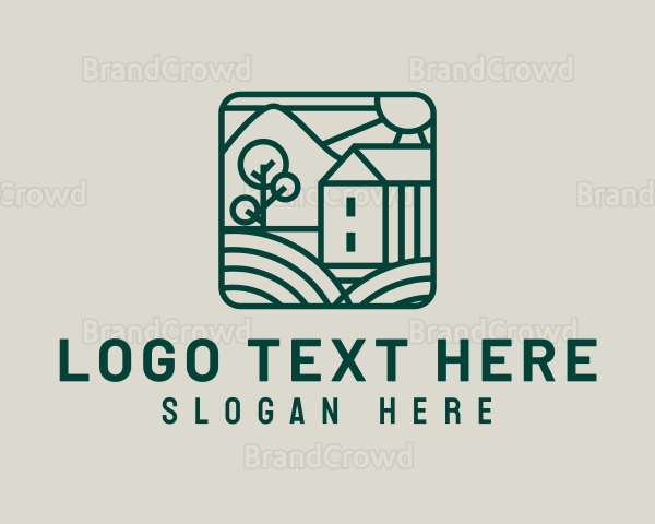 Rustic Agriculture Farmhouse Logo