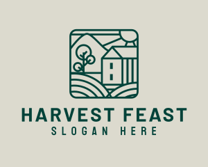 Rustic Agriculture Farmhouse logo design