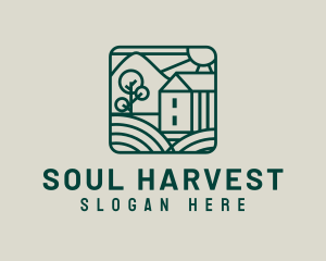 Rustic Agriculture Farmhouse logo design