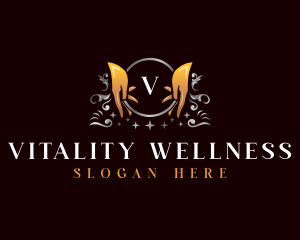 Beauty Hand Wellness logo design