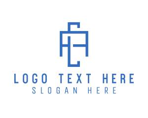Letter Ac - Modern Geometric Business logo design