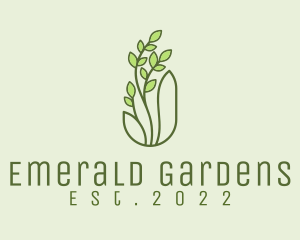 Organic Wellness Plant  logo design