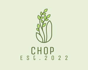 Eco Friendly - Organic Wellness Plant logo design