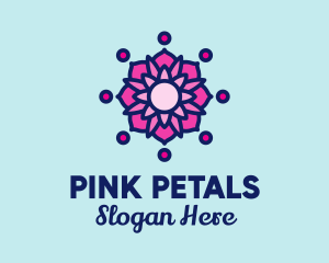 Pink Lotus Spa logo design