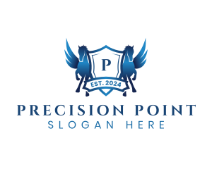 Pegasus Stallion Shield Logo