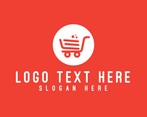 Grocery - Shopping Cart App logo design