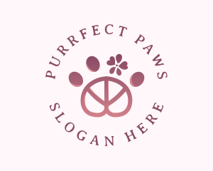 Pet Paw Peace logo design