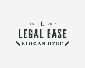 Professional Lawyer Firm logo design