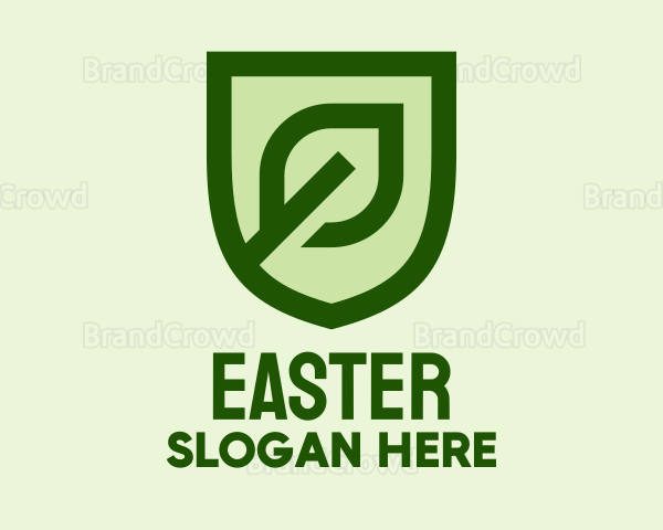 Plant Emblem Shield Logo