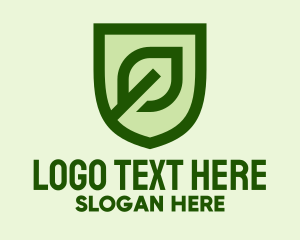 Farm - Plant Emblem Shield logo design