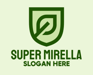 Plant Emblem Shield Logo