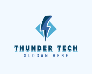 Thunder - Thunder Electricity Bolt logo design