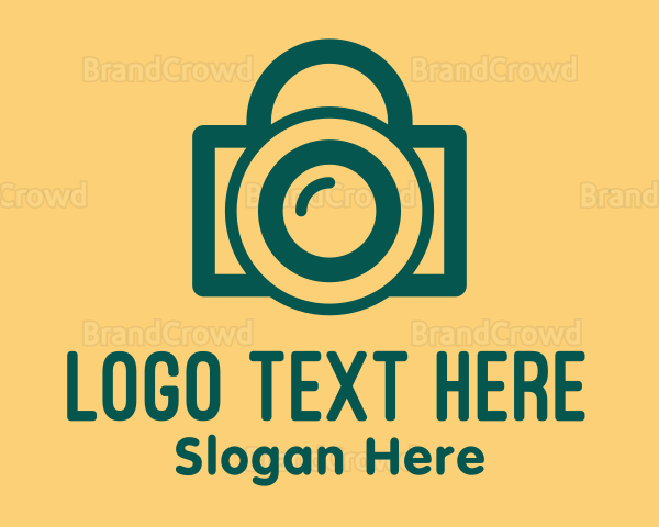 Padlock Camera Photography Logo