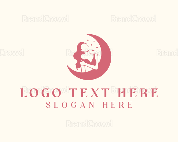 Sexy Woman Lingerie Logo