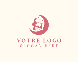 Sexy Woman Lingerie Logo