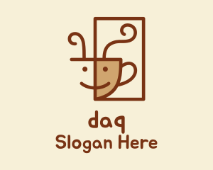 Mug - Happy Coffee Cup logo design