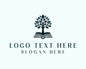 Academic - Tree Book Learning logo design