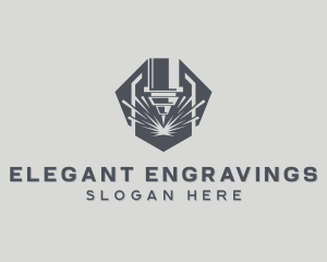 Laser Metal Engraving logo design