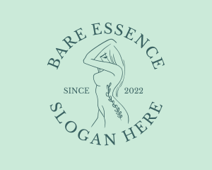 Undressed - Feminine Spa Beauty logo design