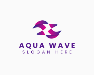 Wave App Technology logo design