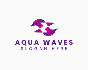 Wave App Technology logo design