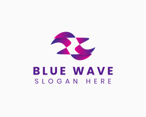 Wave App Technology logo design