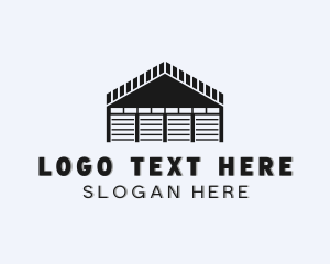 Store Room - Warehouse Industrial Structure logo design