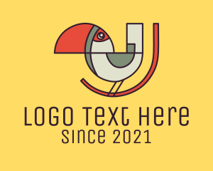 Aviary - Toucan Aviary Mascot logo design
