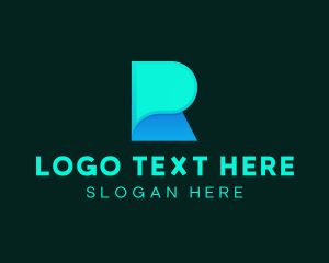 Business - Modern Tech Business Letter R logo design