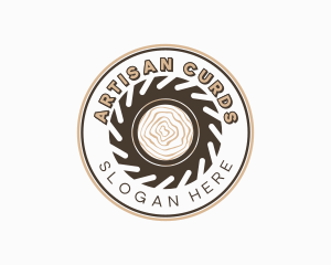 Wood Sawmill Tool logo design