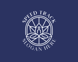 Reiki - Yoga Lotus Meditation logo design