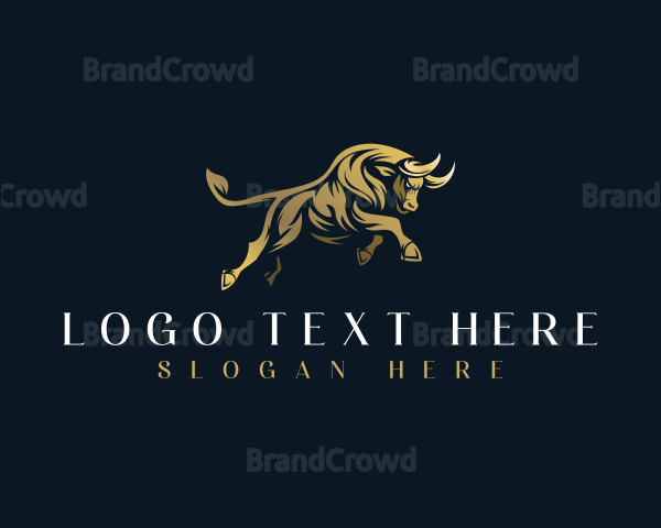 Luxury Bull Horn Logo