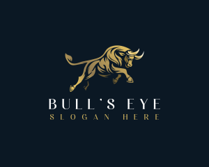 Luxury Bull Horn logo design