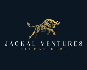 Luxury Bull Horn logo design