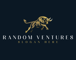 Luxury Bull Horn logo design