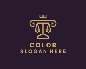 Deluxe Attorney Scale  logo design