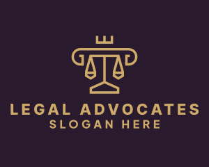 Deluxe Attorney Scale  logo design