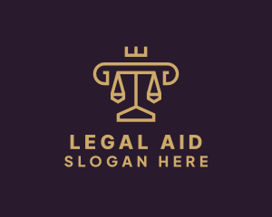 Attorney - Deluxe Attorney Scale logo design
